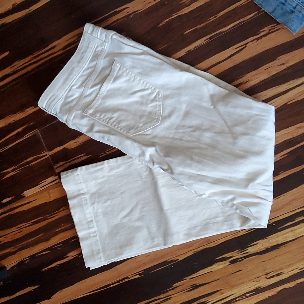 Cream jeans
